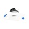 Jesco Downlight LED 3 Square Regressed Gimbal Recessed 8W 5CCT 90CRI WH RLF-3408-SW5-WH - alternate 1